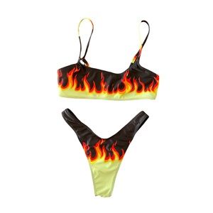 SHEIN Fire Bikini